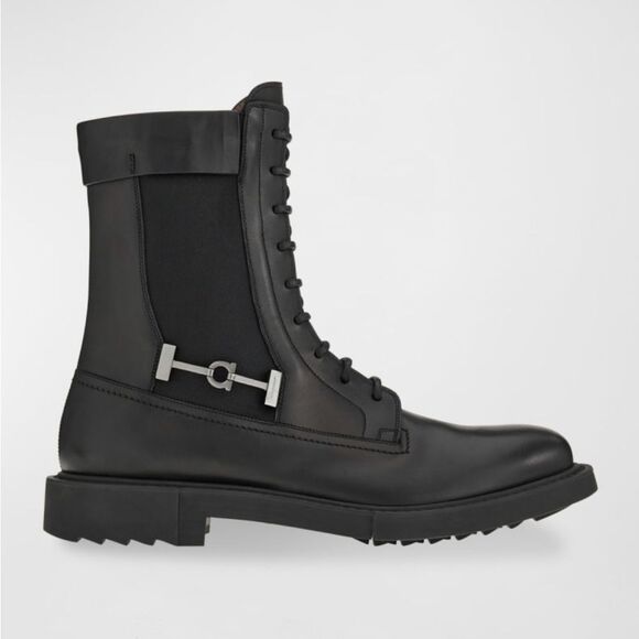 Men's Salvatore, Ferragamo, Iglesias, gancio Chelsea boots size 8.5 EE - Picture 14 of 14